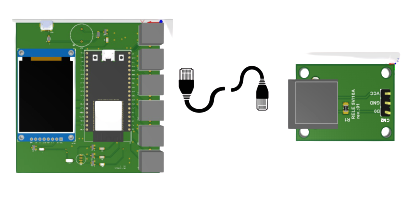 Placa de programação e sensor